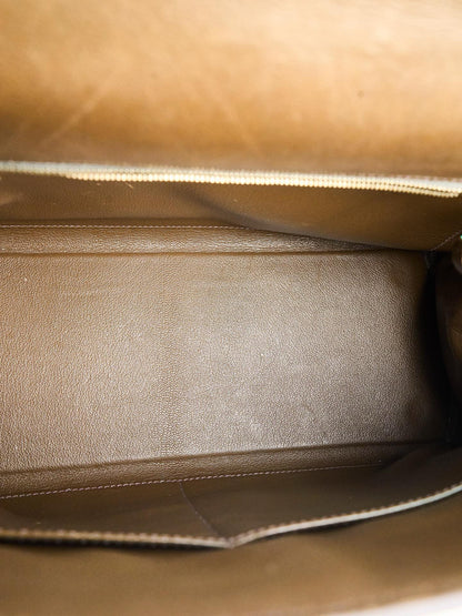 Hermes｜Kelly 32 Handbag Olive green Barenia Canvas 2002