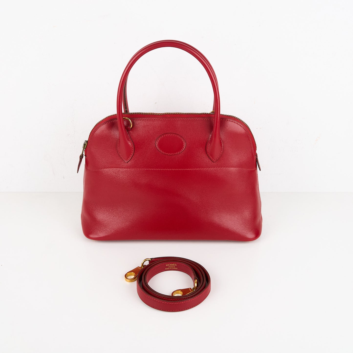 Hermes｜ Bolide 27 2-way Handbag Box Calf Rough Vif  1996