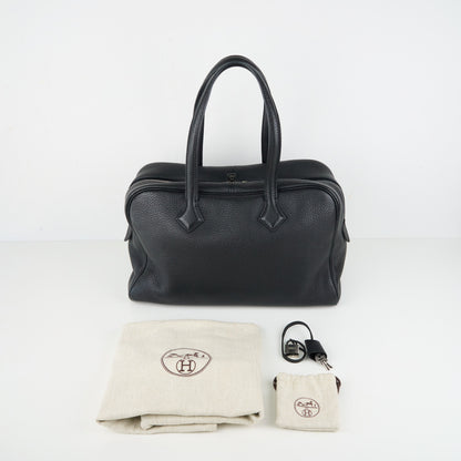Hermes｜ Victoria 35 Handbag Togo Black 2011