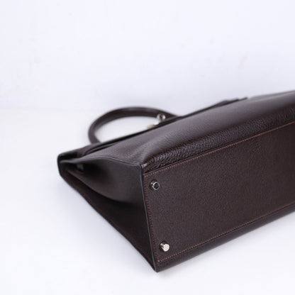 Hermes｜ Kelly 35 Handbag  Chever Ebene 2003