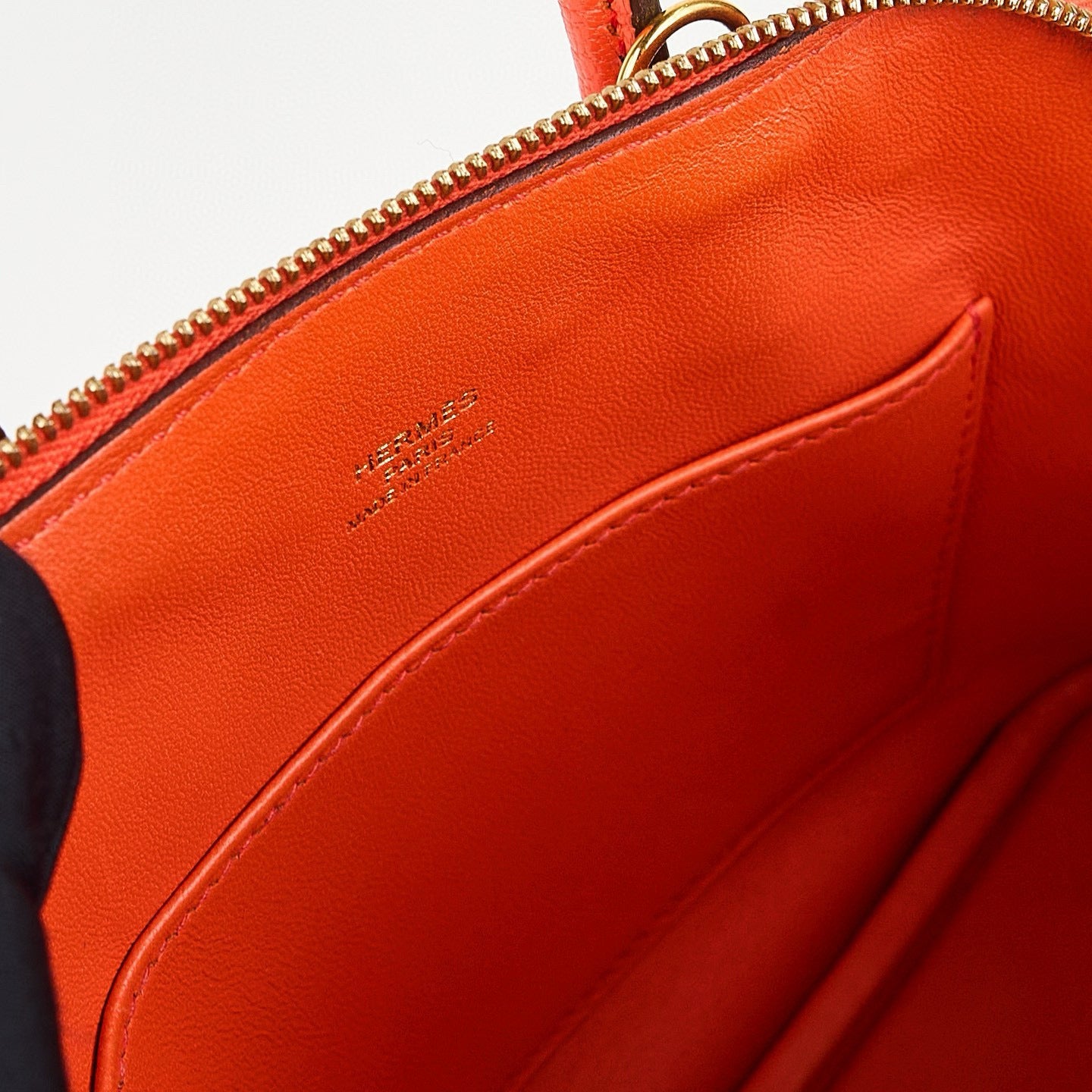 Hermes｜Bolide 1923  Mini 2 way Handbag  Cherve Feu A 2017
