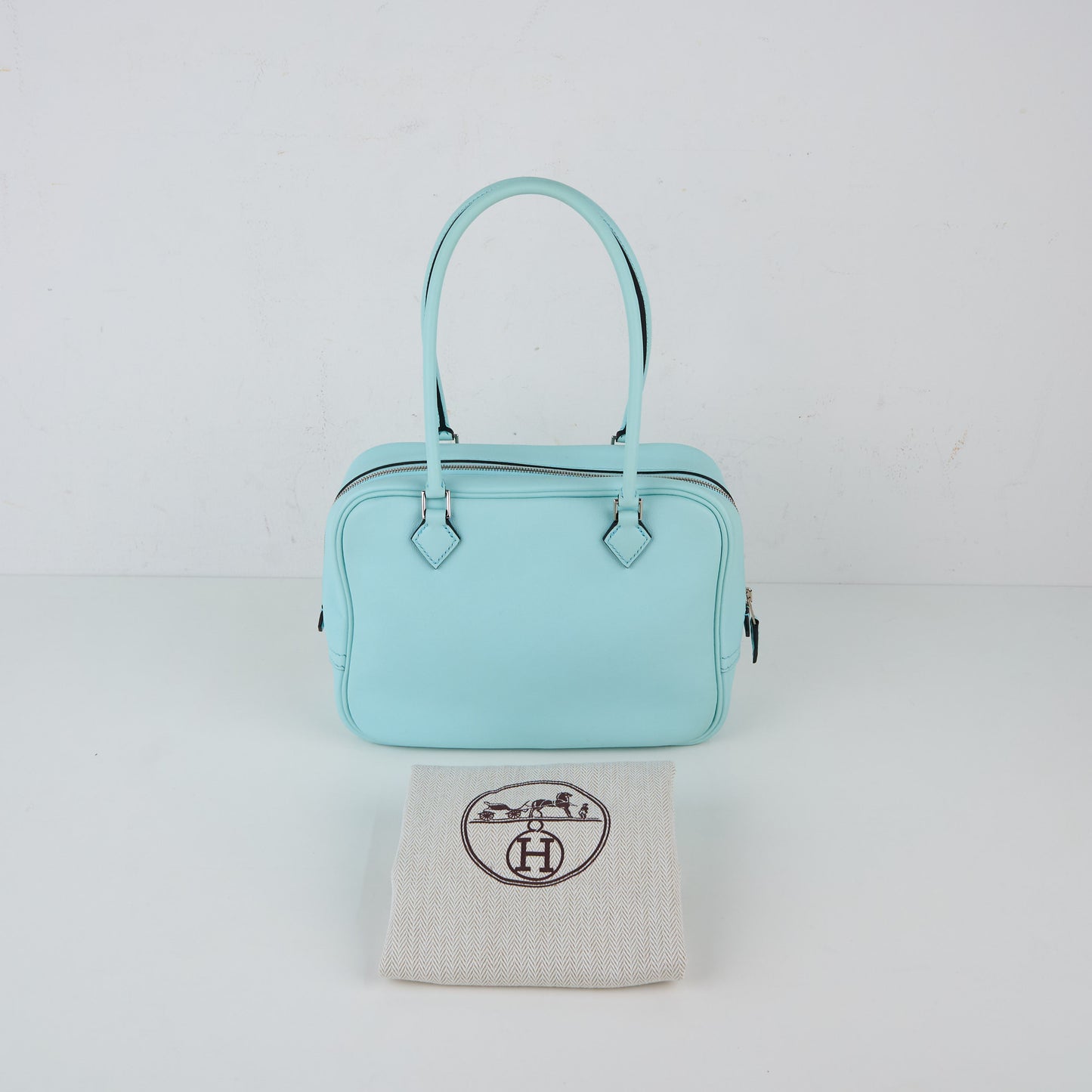 Hermes｜ Plume Mini Handbag Plume 20 Blue Zephyr 2017 Swift