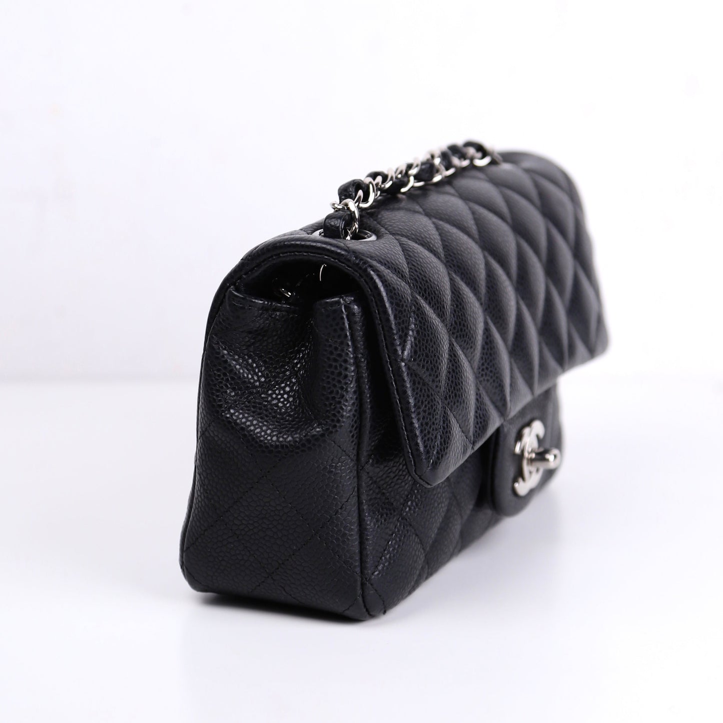 Chanel｜Classic Flap Mini Chain Shoulder bag Caviar Black