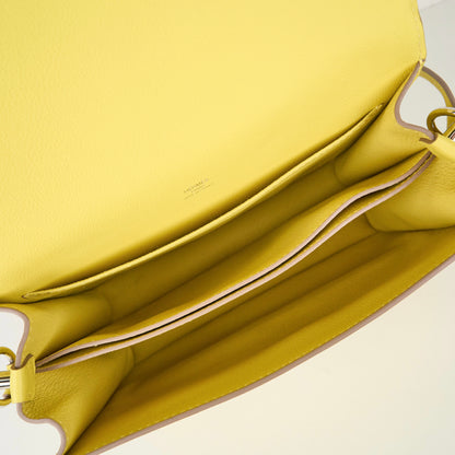 Hermes｜ Roulis 23 Shoulder bag  Lime Evercolor 2021