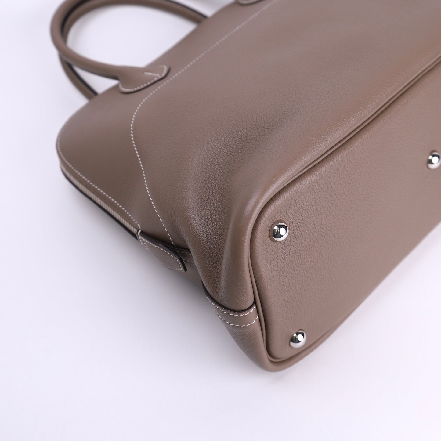 Hermes Bolide Relax 35 Handbag in Novillo Etoupe 2015,corner1