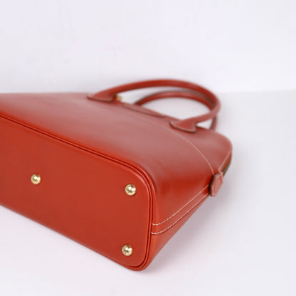 Hermes｜Bolide 31 Handbag Box Calf Brique 1995