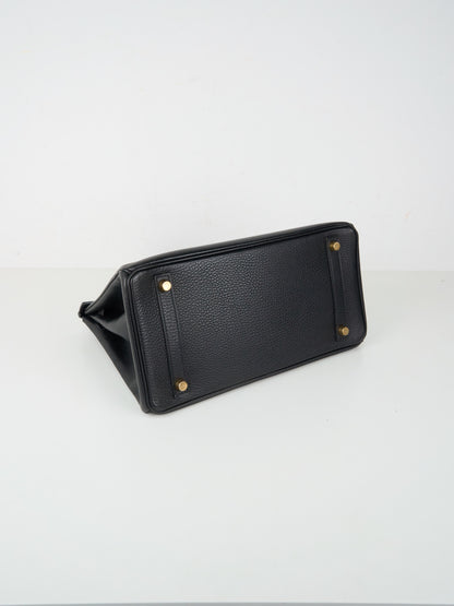 Hermes｜Birkin 30 Handbag  Vachette Ardennes Black  2003