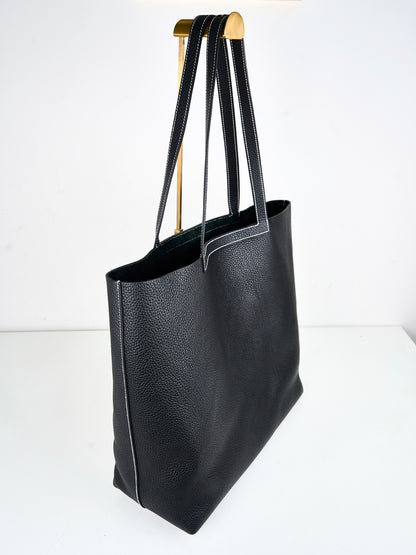 Hermes｜Cabasellier  totebag Black  Taurillon Clemence 2022