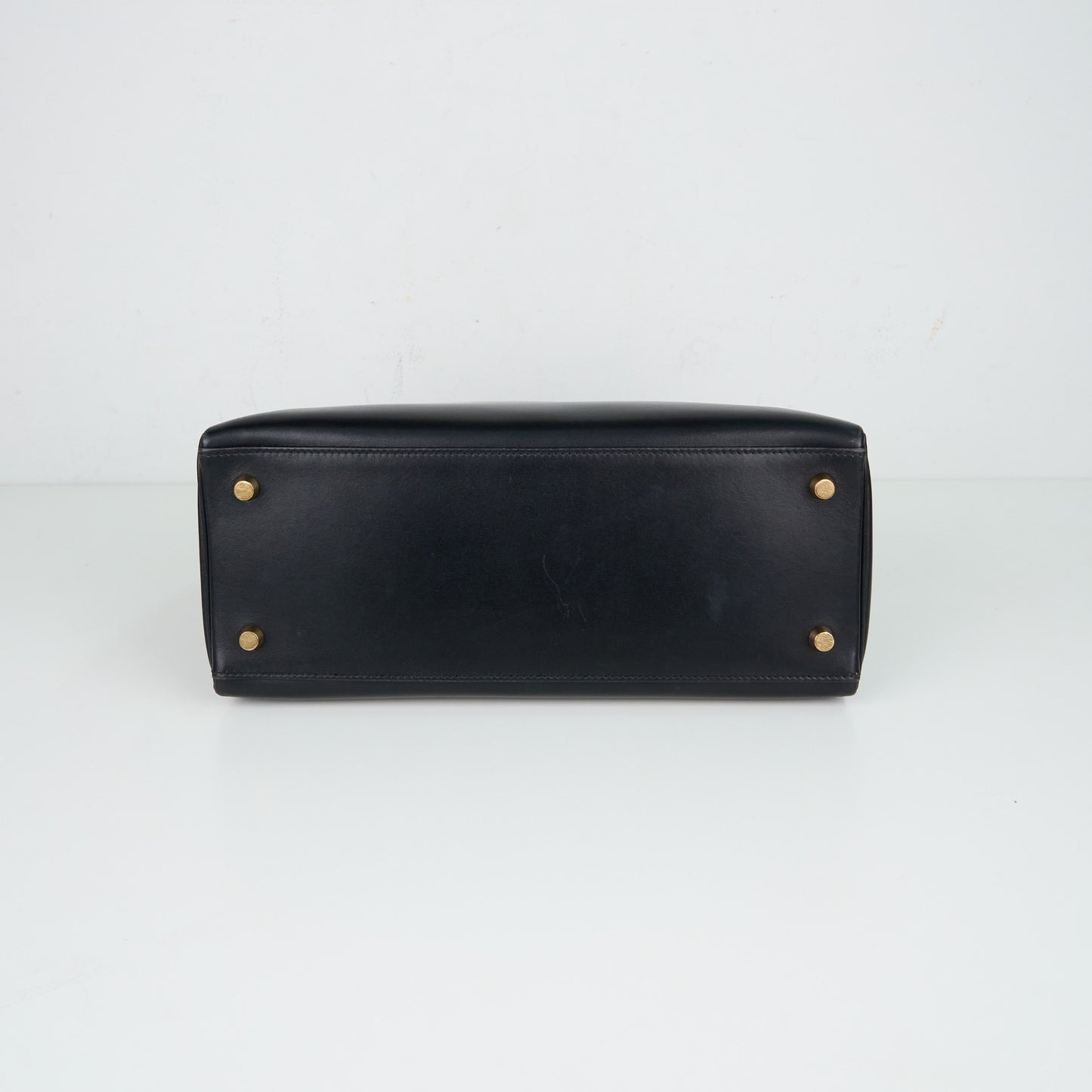 Hermes｜ Kelly28 Handbag Box calf Black 1998