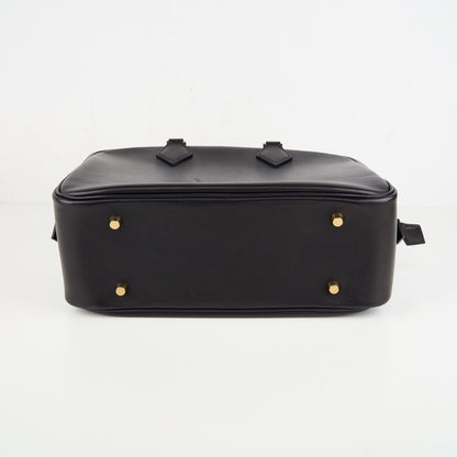 Hermes｜Plume 28 Handbag Evergrain  Black/Orange Poppy  2016