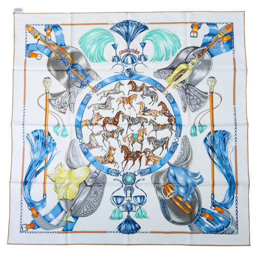 Hermes | Silk Scarf Carre 90 Cavalcades