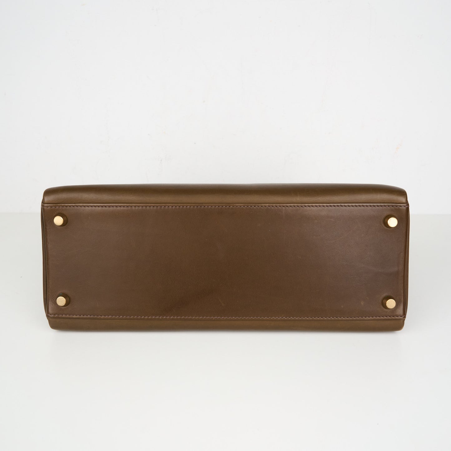 Hermes｜ Kelly 32  Handbag Barenia Vert Olive 2001