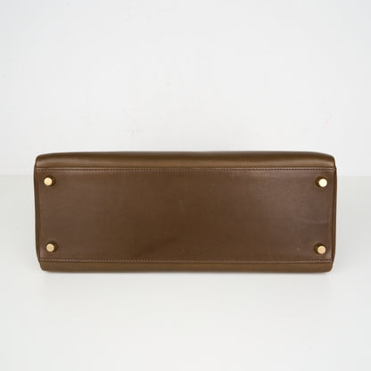 Hermes｜ Kelly 32  Handbag Barenia Vert Olive 2001