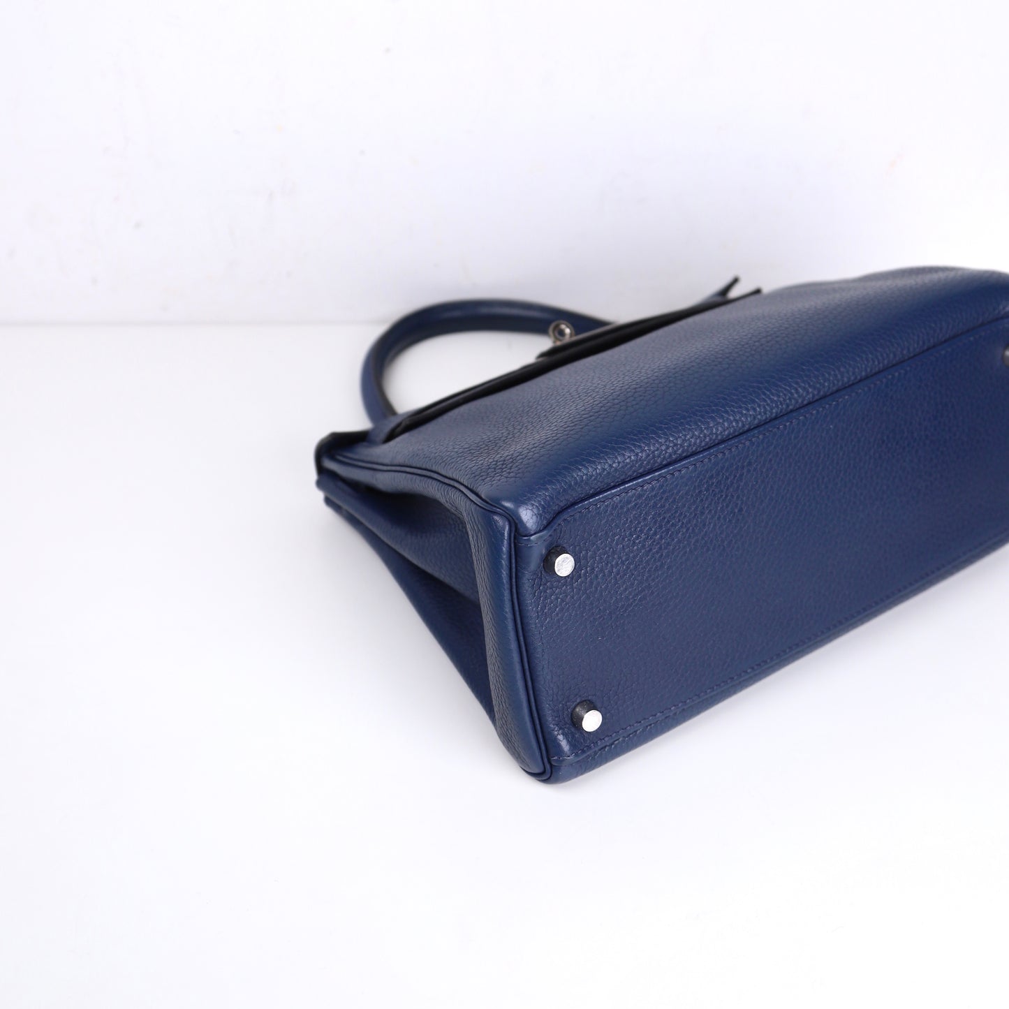 Hermes｜ Kelly 28 Handbag Togo Prussian Blue 2009