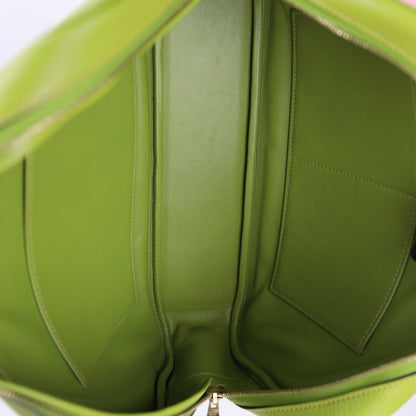 Hermes｜Plume elan 28 Handbag Anis Green Chevre Mysore 2004