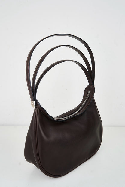 Hermes｜Caporal Handbag Barenia chocolate 2002  Margiela