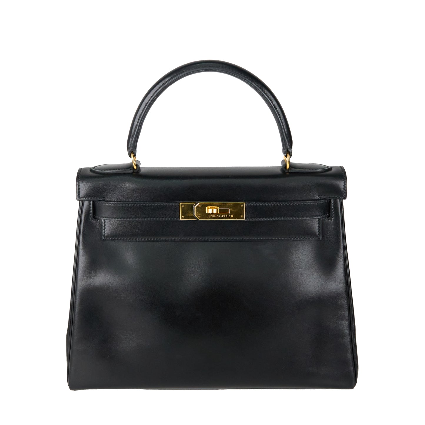 Hermes｜ Kelly28 Handbag Box calf 1992