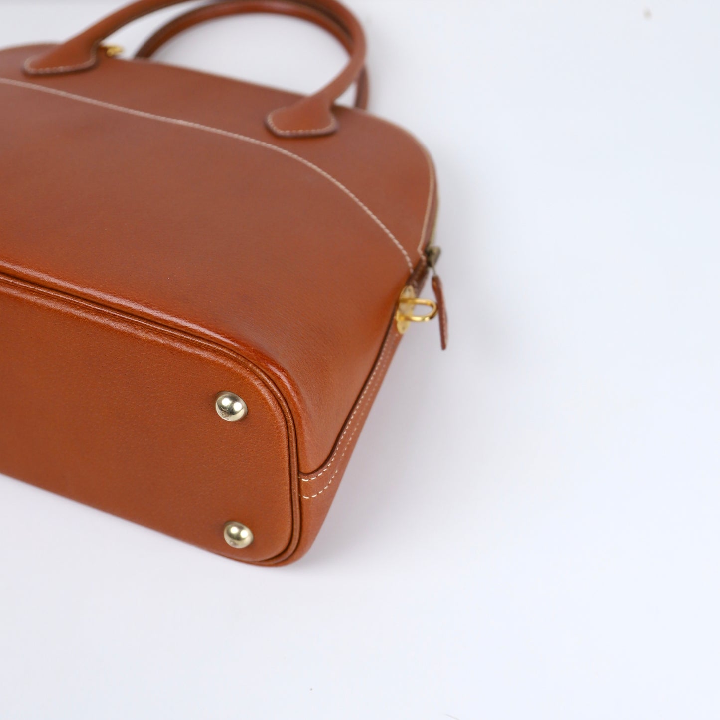 Hermes｜Bolide 31 2-way Handbag Pig Skin Peau De Porc Toffee 2001