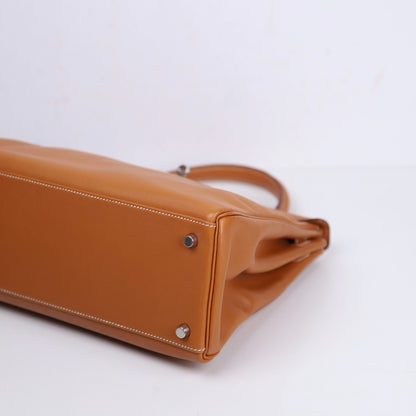 Hermes｜ Kelly 32 Handbag Gold Swift 2000