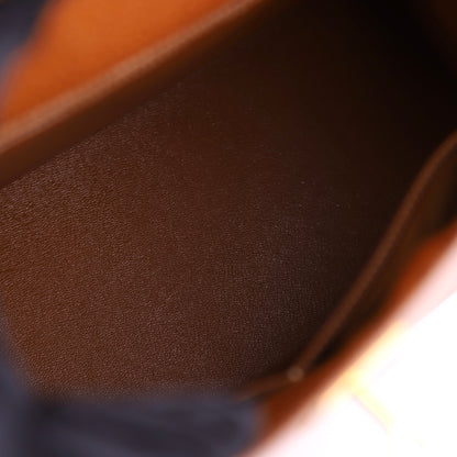 Hermes Kelly 32 in Peau De Porc/Pig Skin Gold 1991 GHW,inside