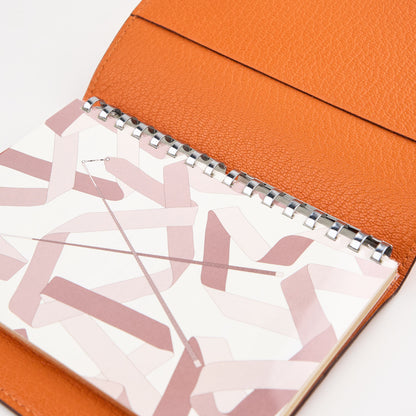 Hermes| Journal Case Passport Cover Orange Cherve 2006
