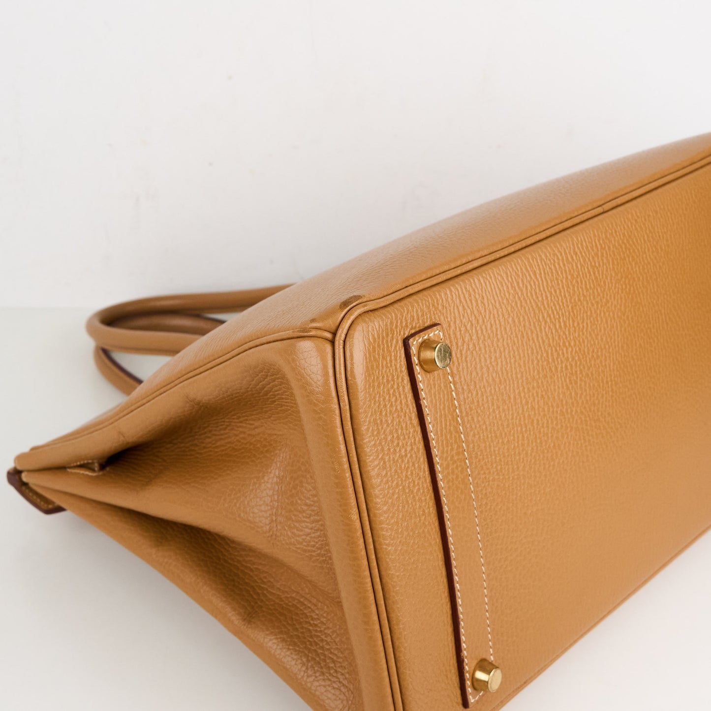 Hermes｜Birkin 35 Handbag Natural Sable Vachette Ardennes 2002