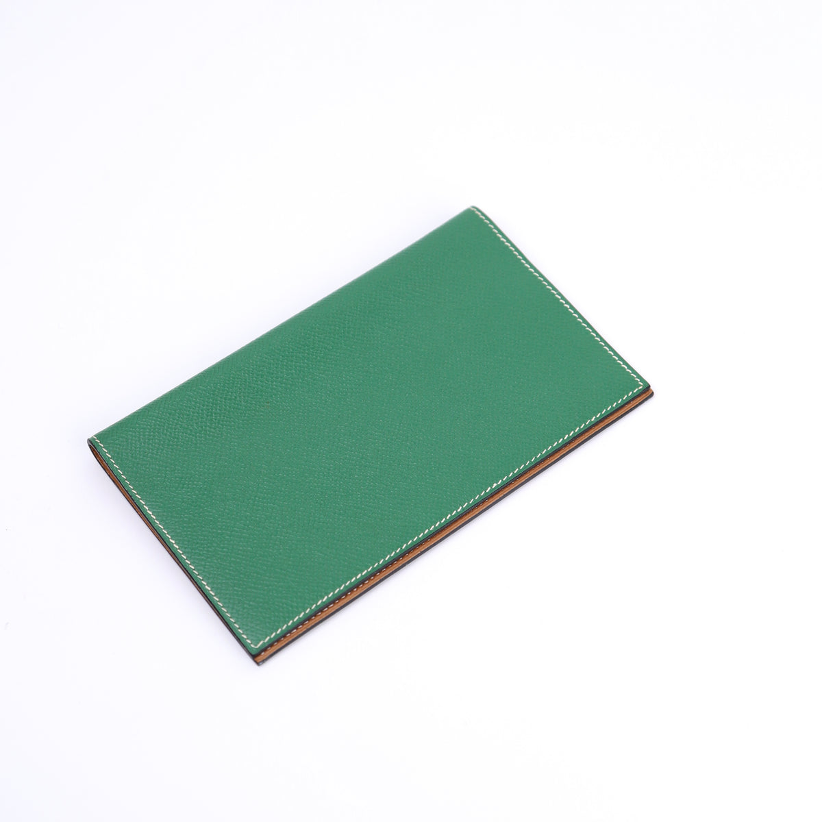 Hermes Journal Case Passport Cover in Epsom Gold/Bambou 2002, left side