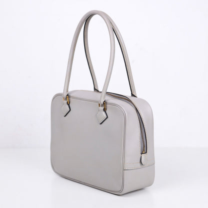 Hermes｜ Plume Mini  Handbag Plume 20 Box Calf Gris Perle 2011