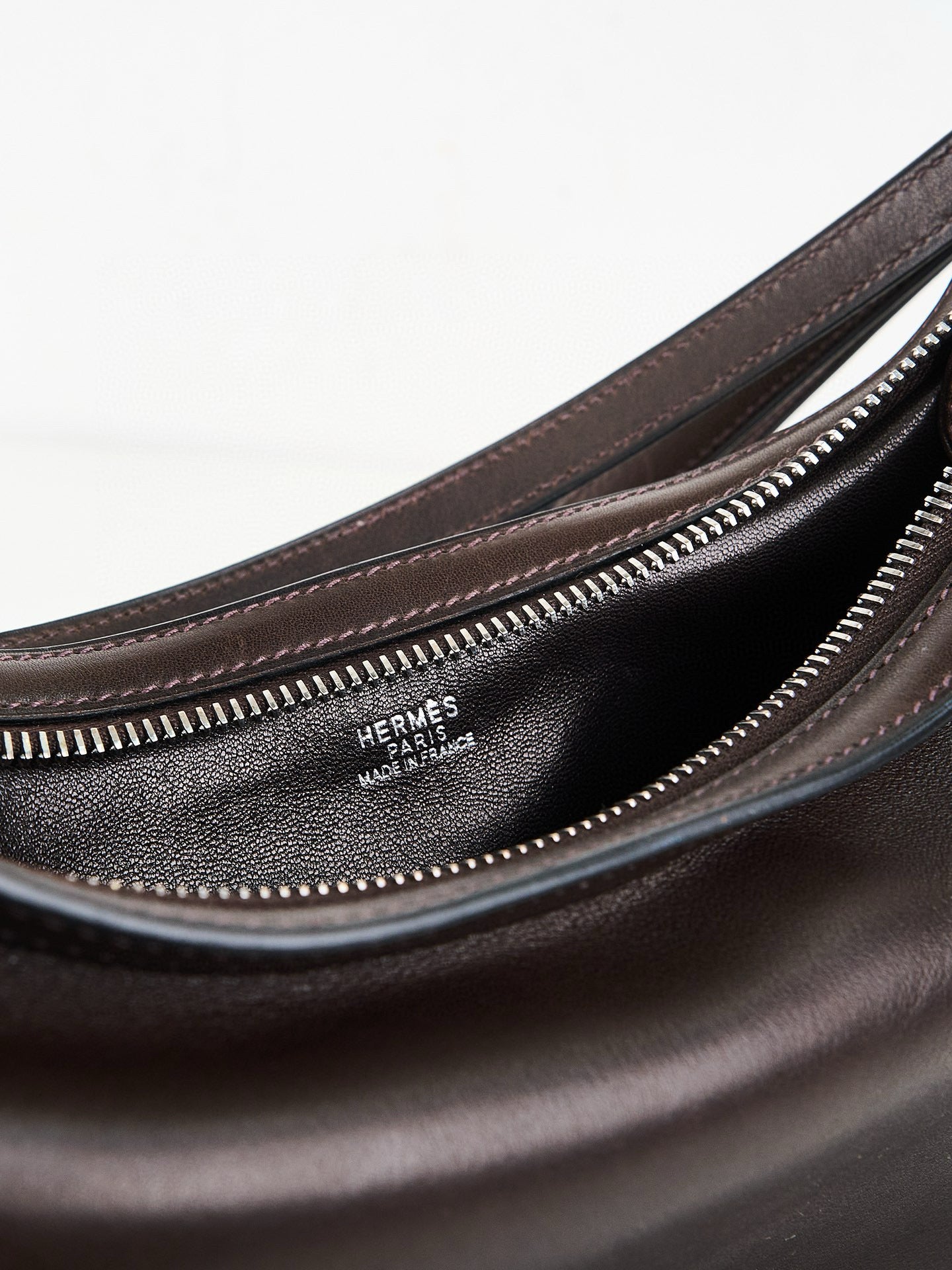 Hermes｜Caporal Handbag Barenia chocolate 2002  Margiela