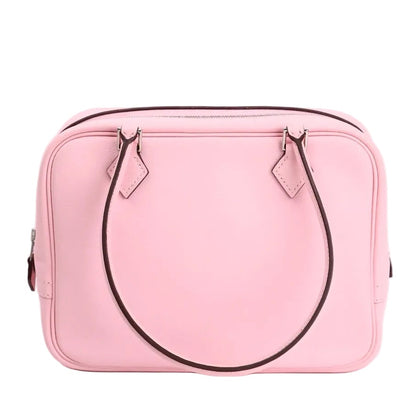 Hermes Plume Mini Handbag Plume in Rose Sakura Swift 2015, front view