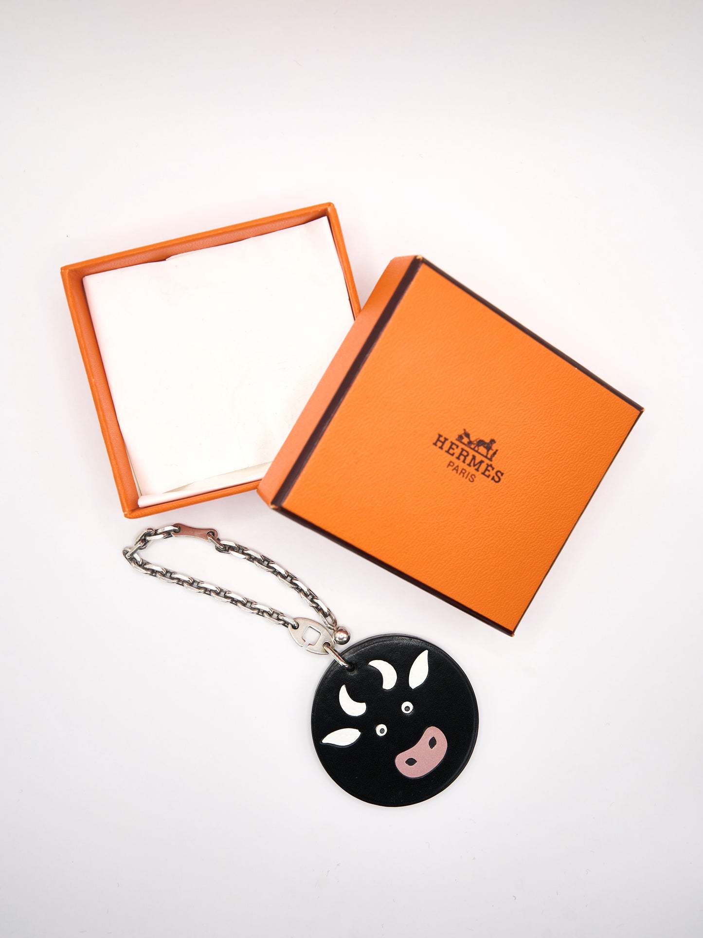 Hermes | S925 bag charm Black Bull