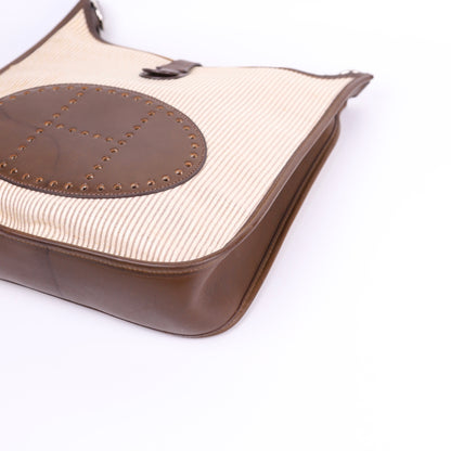 Hermes Evelyne PM in Barenia/Crinoline Vert Olive 2001, corner2