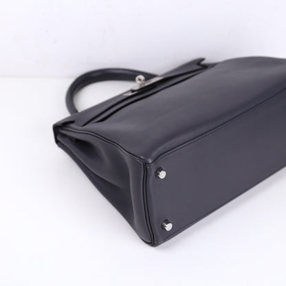 Hermes｜Kelly 28 Handbag Swift  Graphite 2007