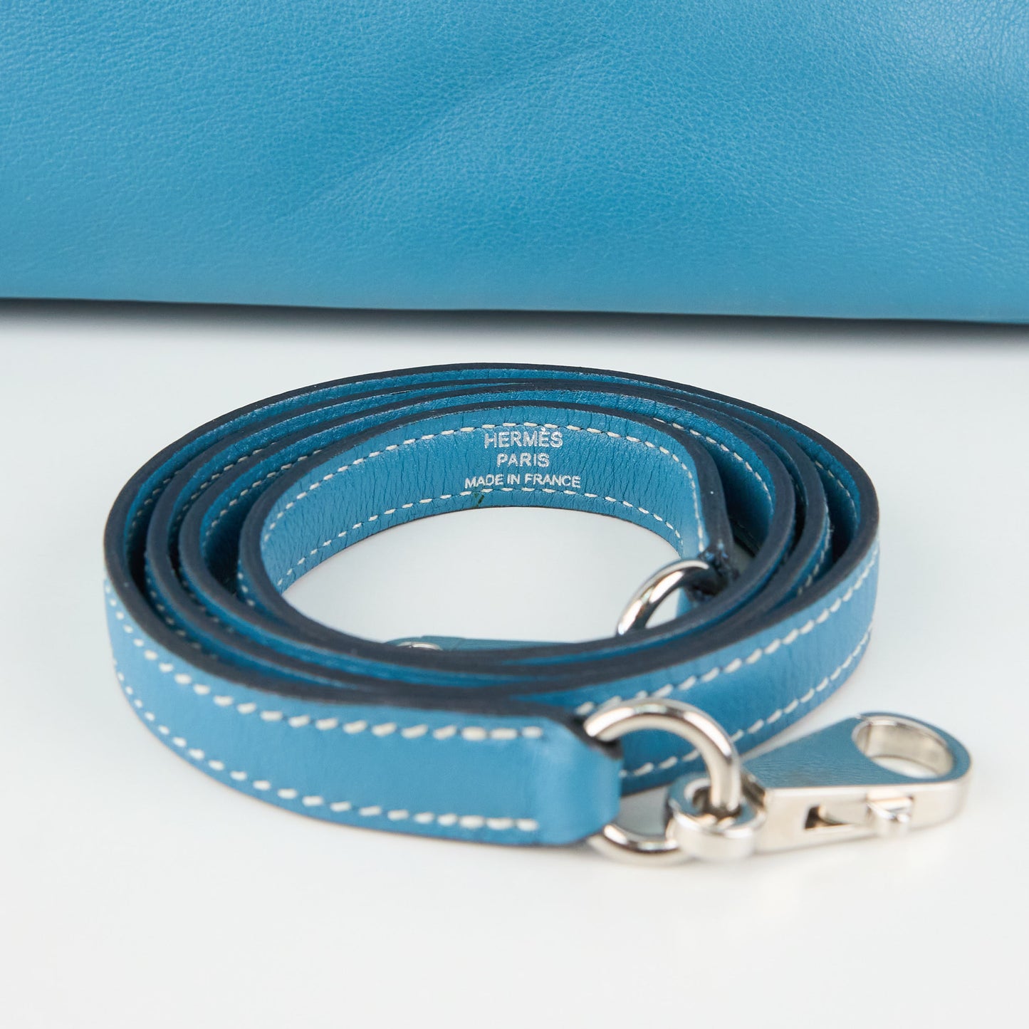 Hermes | Bolide 27 Handbag Blue Jean  Swift  2008