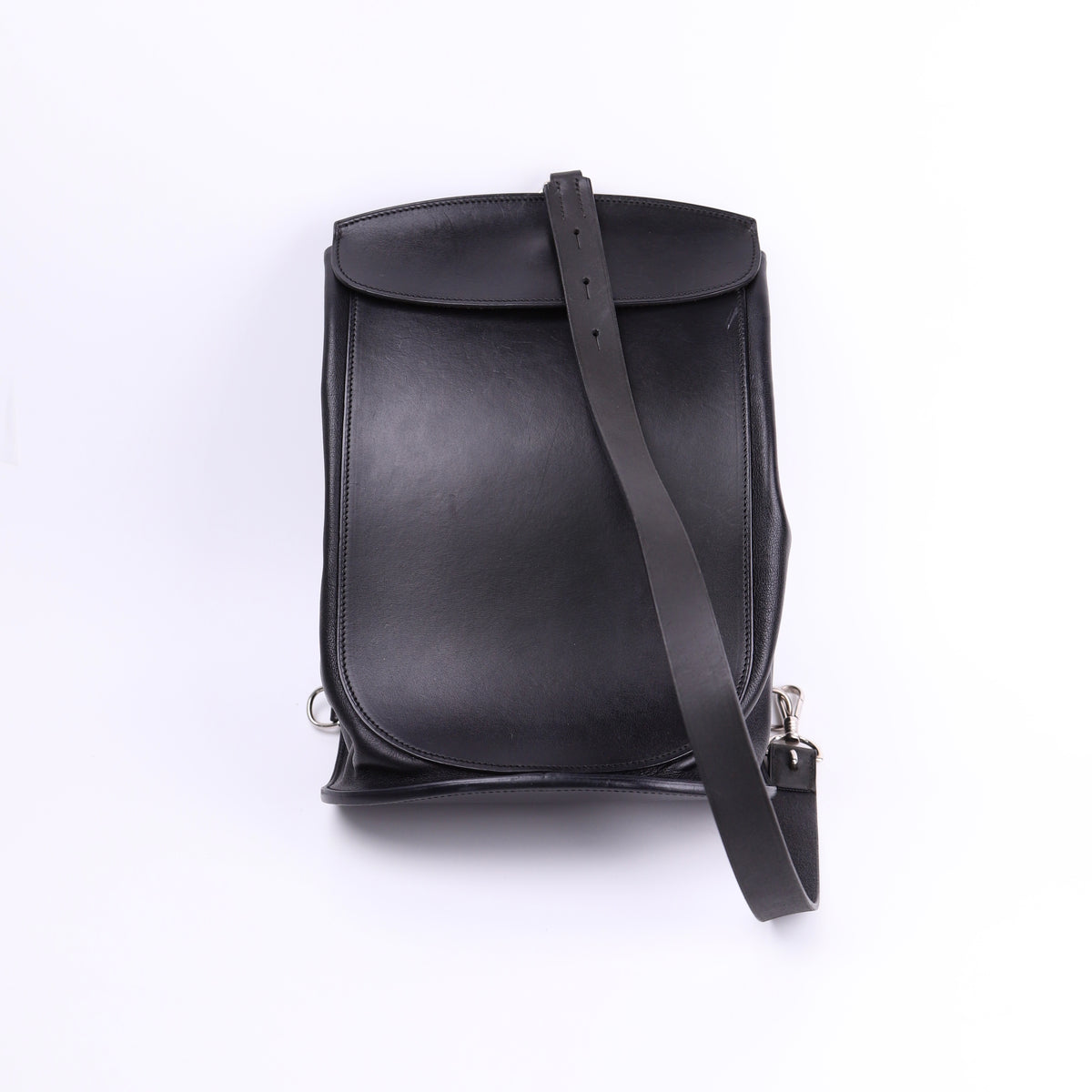 Hermes Sherpa PM Backpack in Barenia Black 2001,full view