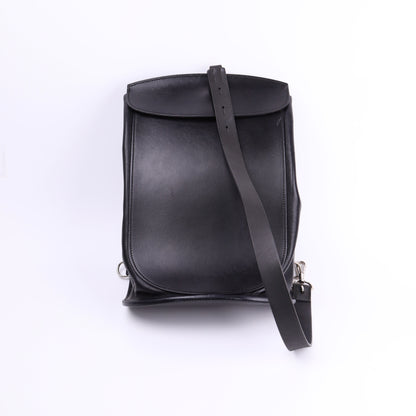 Hermes Sherpa PM Backpack in Barenia Black 2001,full view