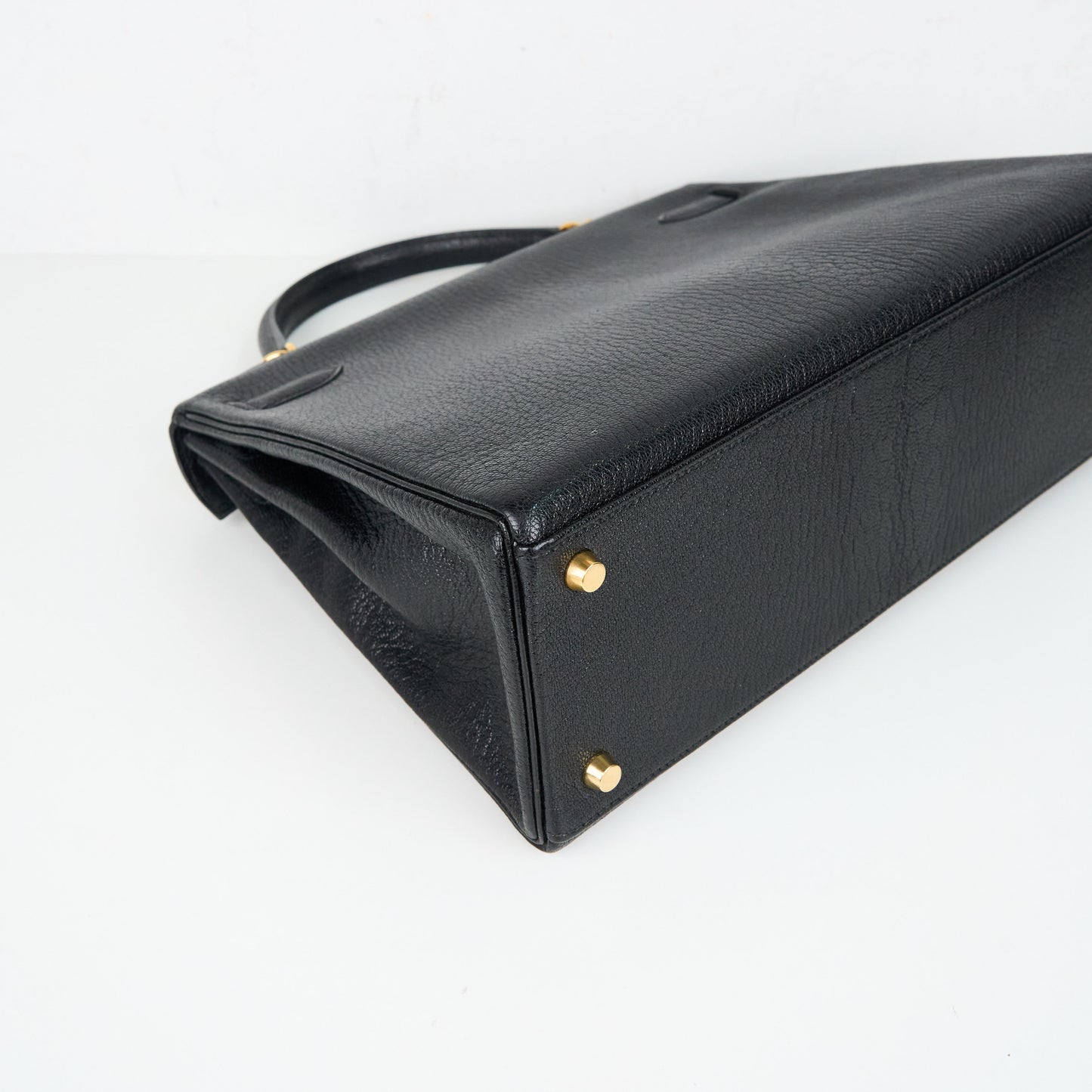 Hermes｜ Kelly 32 Handbag Black Cherve  2003