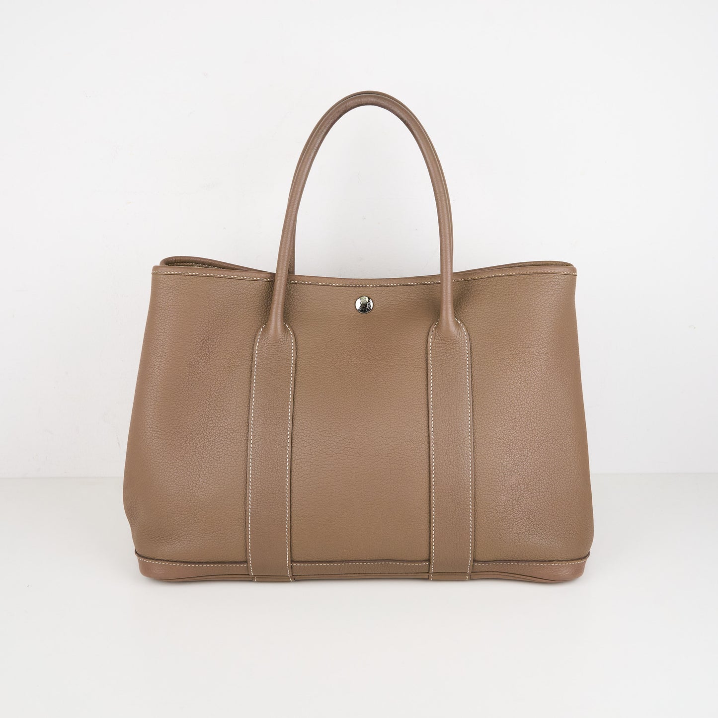 Hermes｜ Garden Party PM Handbag Negonda Etoupe 2008