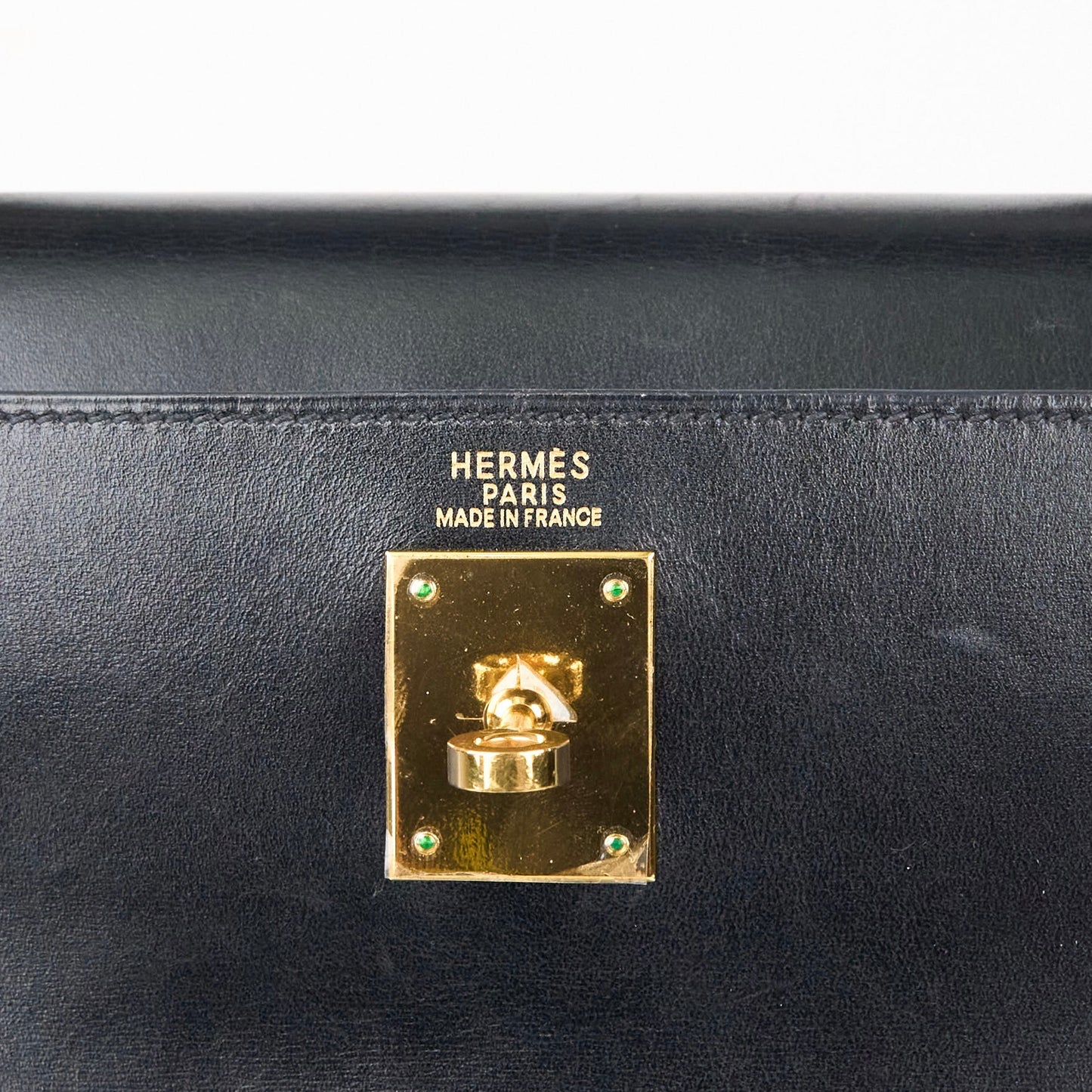 Hermes｜ Kelly32 Handbag  Box Calf  Black 2002