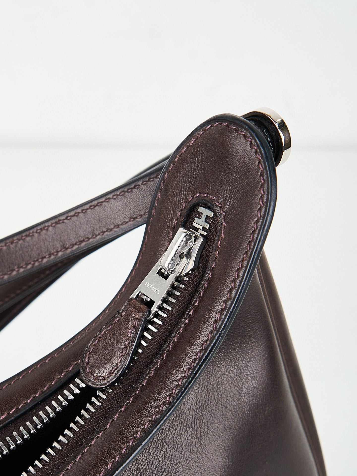 Hermes｜Caporal Handbag Barenia chocolate 2002  Margiela