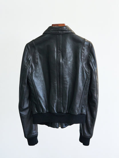 Loewe | Black Lamb  Leather Jacket