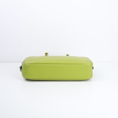 Hermes｜Plume elan 28 Handbag Anis Green Chevre Mysore 2004