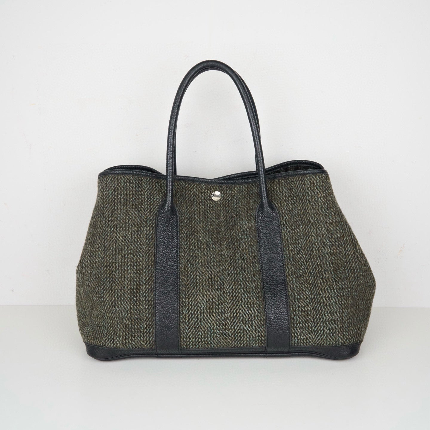 Hermes｜ Garden Party PM  Wool Handbag 2003