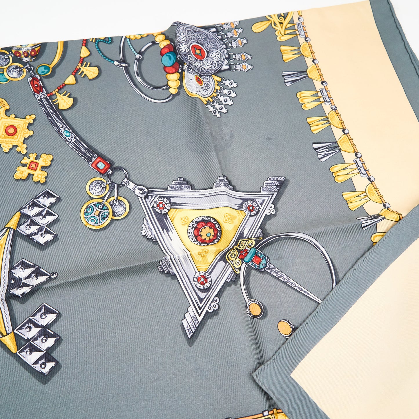 Hermes | Silk Scarf 90 Parures Des Sables