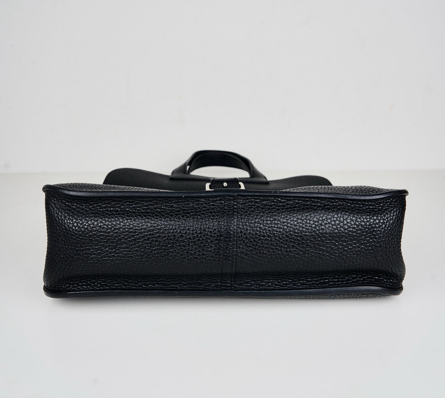 Hermes｜ Halzan 31 Black Taurillon Clemence 5 way handbag  C 2018