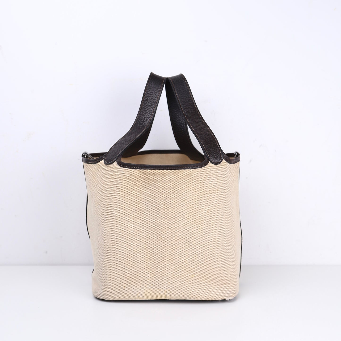 Hermes｜Picotin MM Handbag Toile Ebene 2004