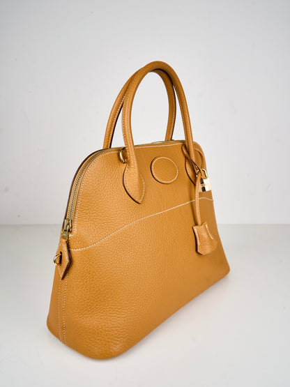 Hermes｜Bolide 31 Natural Sable Ardennes 2way  Handbag 2004