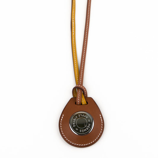 Hermes|Taschen accessoire Apple Air Tag Barenia Bag charm