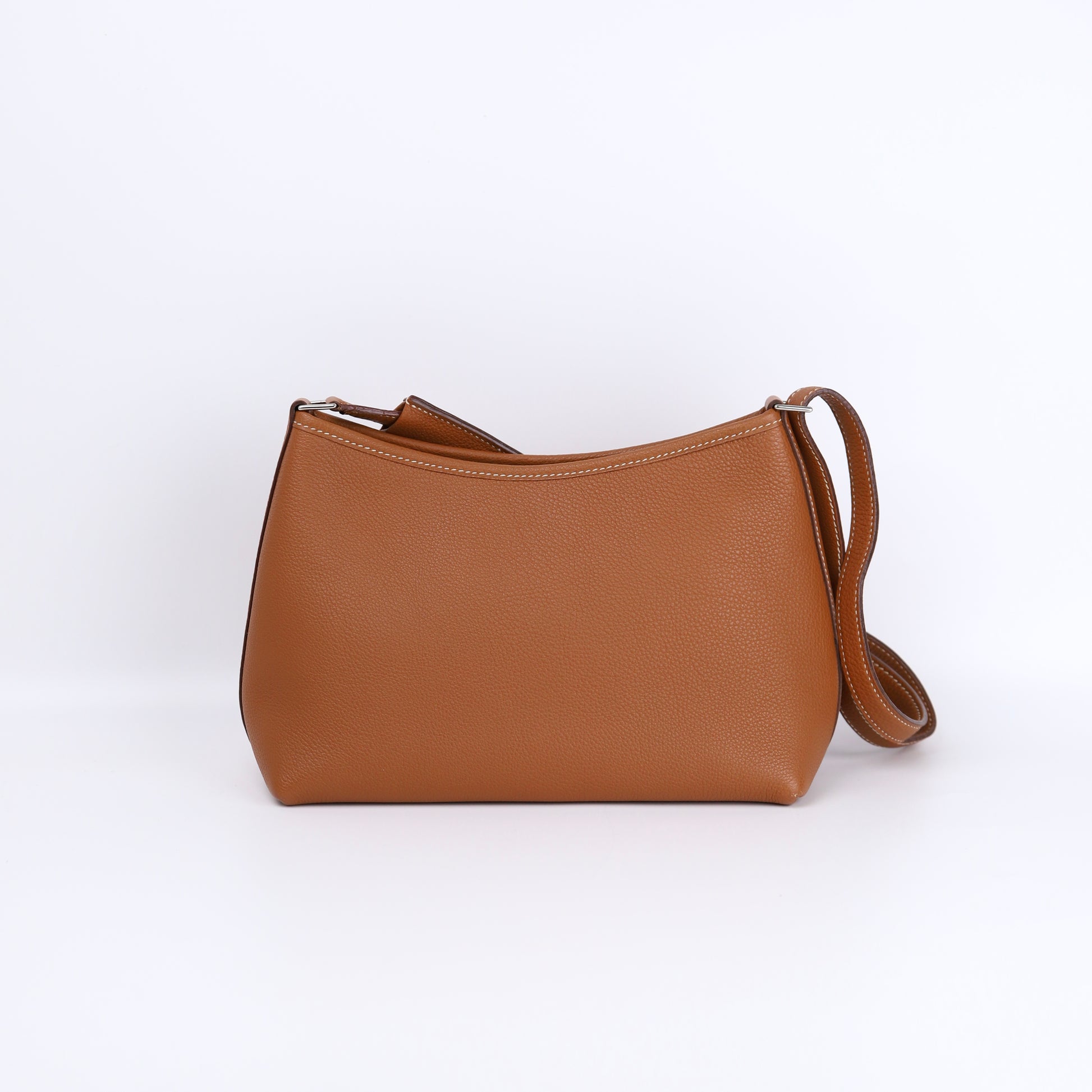 Hermes Berlingot Shoulder Bag in Togo Gold 2002, back view