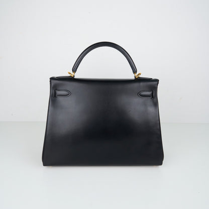 Hermes｜ Kelly32 Handbag  Box Calf 2000